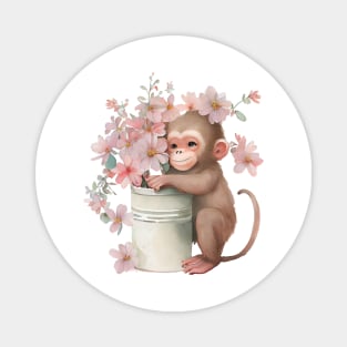 Monkey baby Magnet